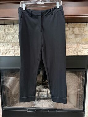White House Black Market Black Cropped Ankle Pants